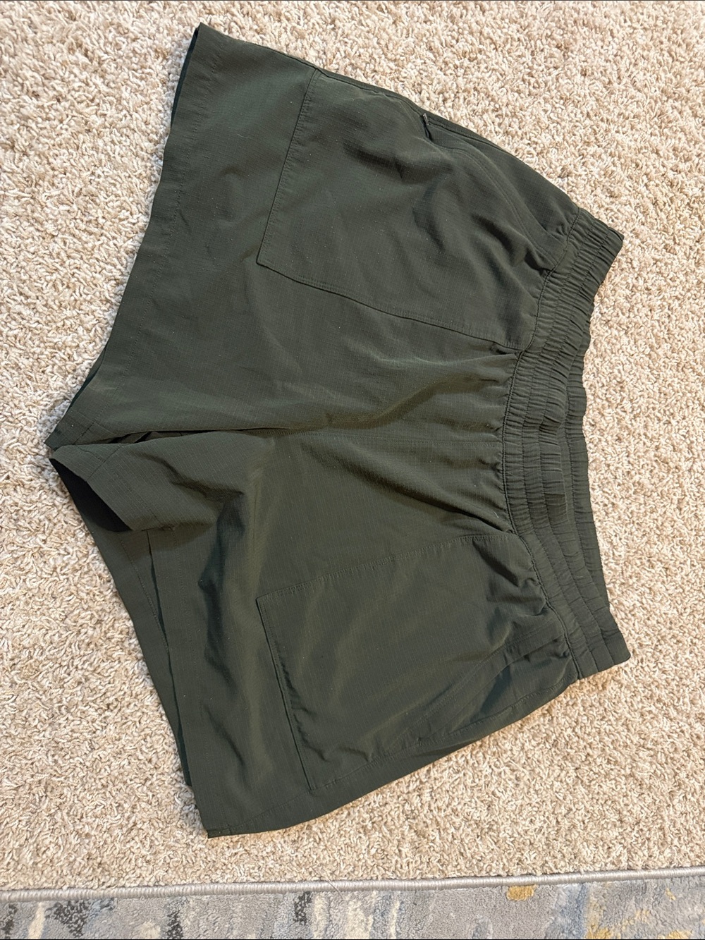Athleta Olive Athletic Shorts